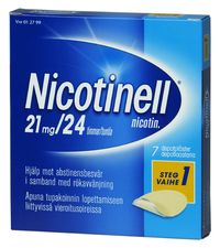 NICOTINELL 21 mg/24 h depotlaast 7 kpl